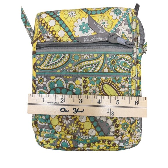 Vera Bradley Floral Crossbody Bag With Adjustable Strap Compact Design Multicolo - Picture 3 of 8
